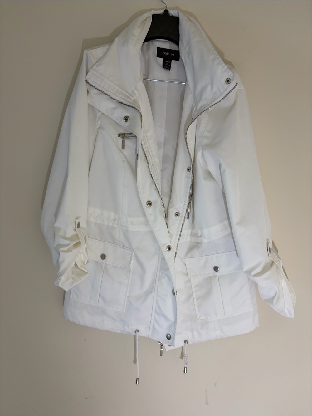 Style & Co. | White Utility Jacket